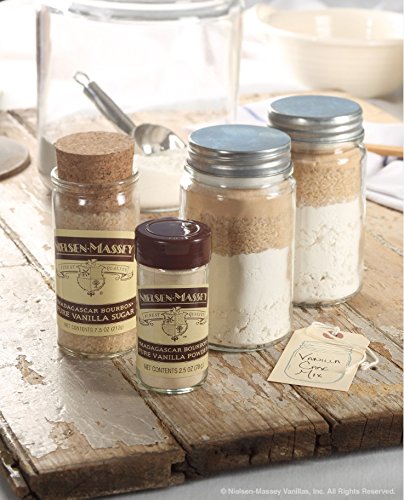 Nielsen-Massey Madagascar Bourbon Pure Vanilla Powder for Baking and Cooking 2.5 Ounce Jar