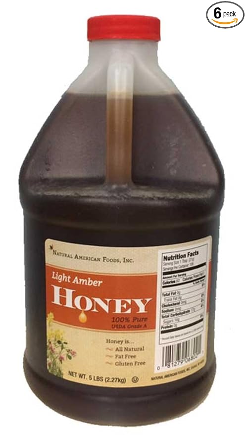 Sweet Harvest Foods Wildflower Honey 5 Pound - 6 per case.