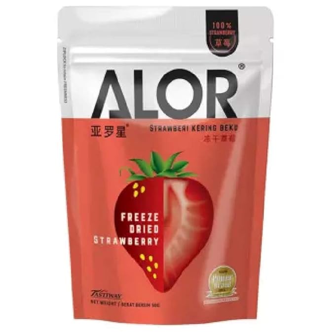 ALOR Freeze Dried Durian 50g (Strawberry 3 Packs)