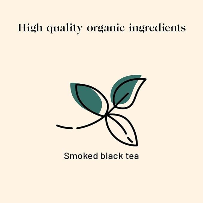 Kusmi Tea - Lapsang Souchong Bio - Organic Chinese Smoked Black Tea - Woody and Ashy Notes - 100% Natural - Flavoured Black Tea - Tin Box of 3.1 oz - Quantity for about 50 cups