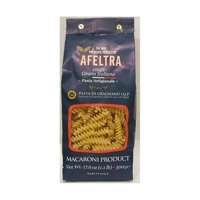Afeltra Pasta Di Gragnano IPG Tortiglione 17.6 OZ 12 Pack