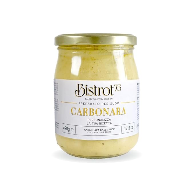 TartufLanghe Carbonara Base Sauce - with Italian Summer Truffle - 17.26 oz