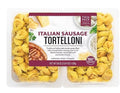 Italian Sausage Tortelloni contains a generous filling of roasted Italian Sausage and three delicious cheeses. The blend of Ricotta Mozzarella and Parmesan Cheeses in a tender dough will melt in you