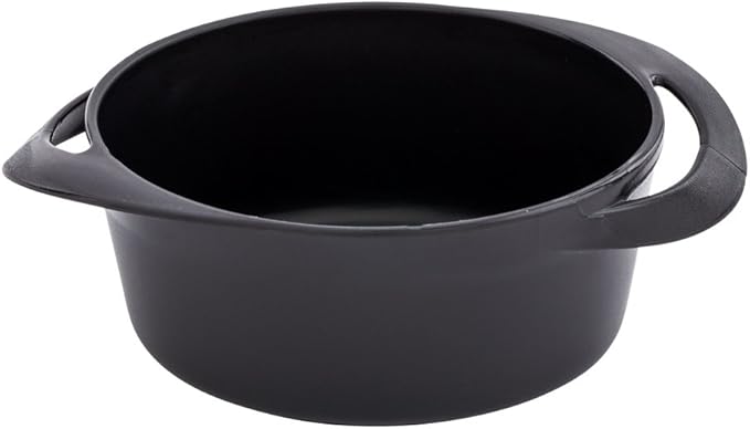 Restaurantware 3 Ounce Mini Serving Dishes 100 Disposable Mini Appetizer Dishes - Built-In Handles Rectangle Black Plastic Mini Casserole Dishes Serve Snacks or Desserts