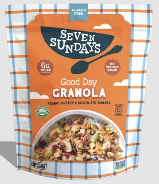 Seven Sundays Good Day Granola Peanut Butter Chocolate Banana 20 oz