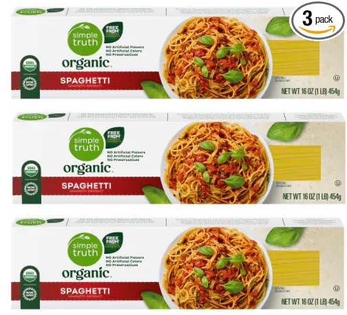 Organic Spaghetti (Pack Of 3 Boxes)16 oz. Each.