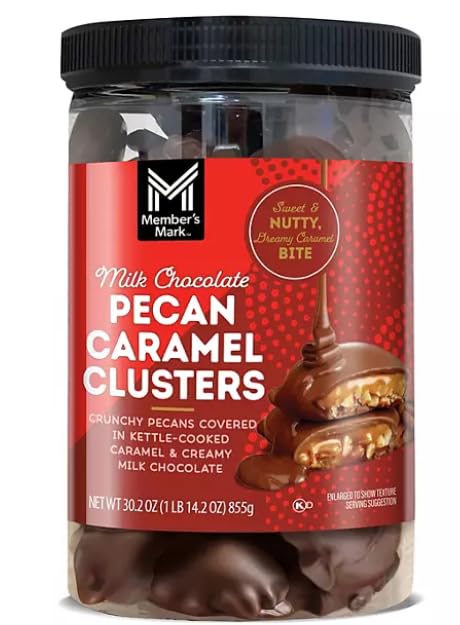 Member Mark Milk Chocolate Pecan Caramel Clusters 30.2 oz.