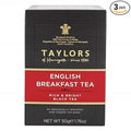 Equal Exchange Organic English Breakfast Tea 20-Count (Pack of 3)