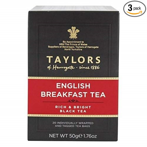 Equal Exchange Organic English Breakfast Tea 20-Count (Pack of 3)