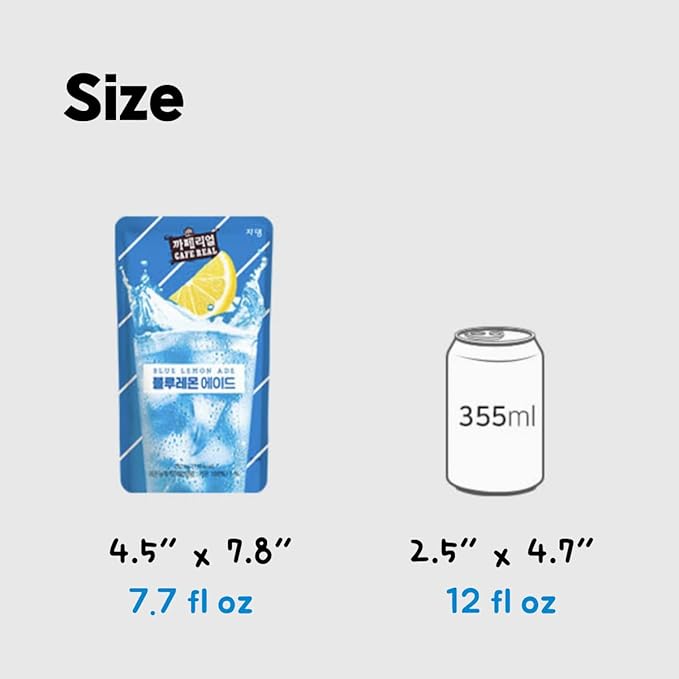 Korean Covenienve Store Drink Pouch Sampler Set - 5 PACK 10 PACK (mango watermelon blue lemonade peach ice tea shine muscat) + dalgaru yakgwa mirror (ADE 10 PACK)