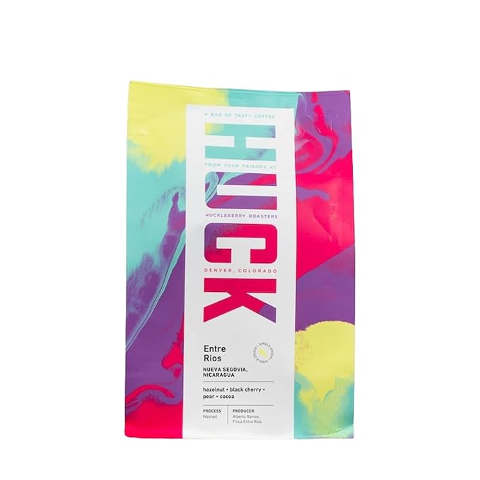 Nicaragua Entre Rios - Roasted by Huckleberry Roasters - Whole Bean Coffee - 12 Ounce Bag