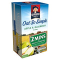 Quaker Oat So Simple Apple &amp Blueberry - 10 x 36g