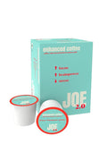 Joe 2.0 Nootropic Coffee Pods – Organic Medium Roast with Lion’s Mane Ashwagandha L-Tyrosine &amp L-Theanine | Focus Brainpower &amp Stress Support | Vegan Keto Eco-Friendly