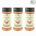 Gourmet Warehouse Blackening Spice Rub/Seasoning 4 ozs 3 Pack - Gluten Free No MSG No HFCS