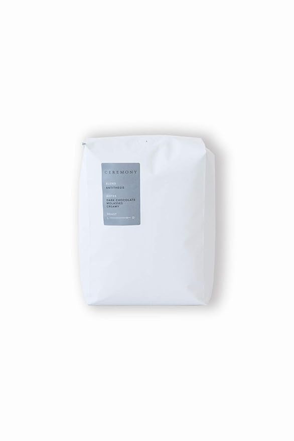 Ceremony Coffee Roasters - Antithesis Dark Roast Blend - Specialty Whole Bean or Ground Coffee - 2lb Bag (French Press - Coarse Grind)