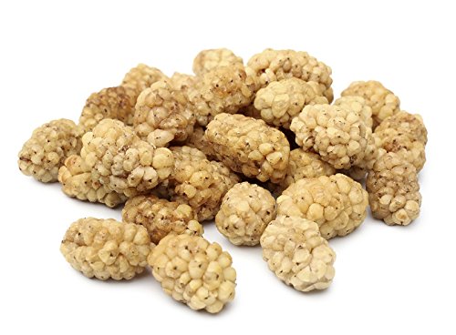 Dried Organic White Mulberries - Northwest Wild Foods - for Granola Morning Snack Baking Trail Mix (8 Ounces)