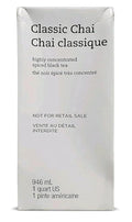 CHAI Classic Tea Concentrate - Highly Concentrated Spiced Black Tea With Cinnamon Ginger Cardamom Vanilla Teavanas Famous Qualtiy Compatible With Lattes and Coffees from Starbuck's Cafes &amp W