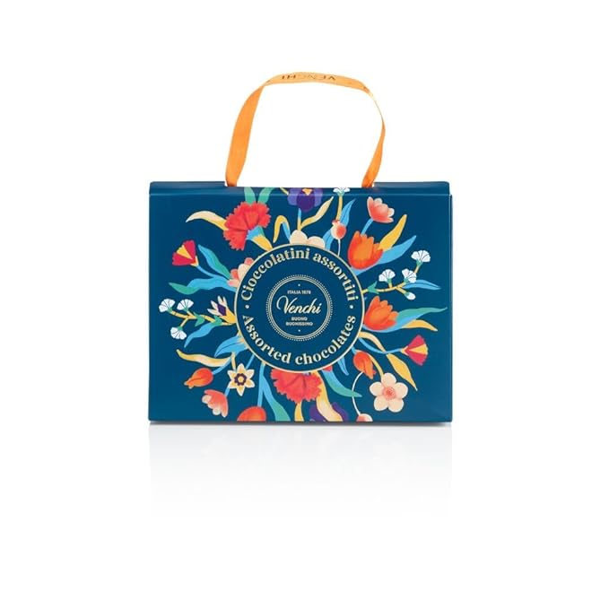 Venchi - Murrine Collection - Bag With Assorted Pearl Chocolates 5.29 oz - With PGI Piedmont Hazelnuts - Gluten Free - Gift Idea for Birthday and Anniversary