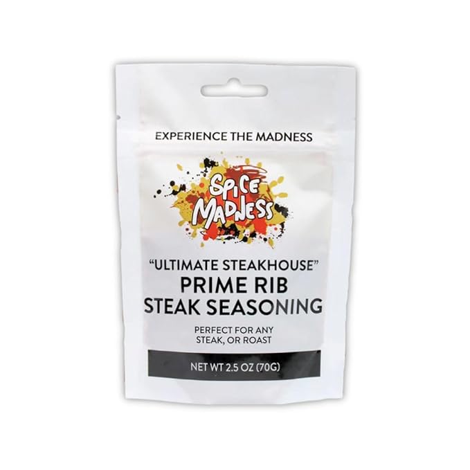 Spice Madness Seasoning Pouches 3oz (2 Pack Ultimate Prime Rib)