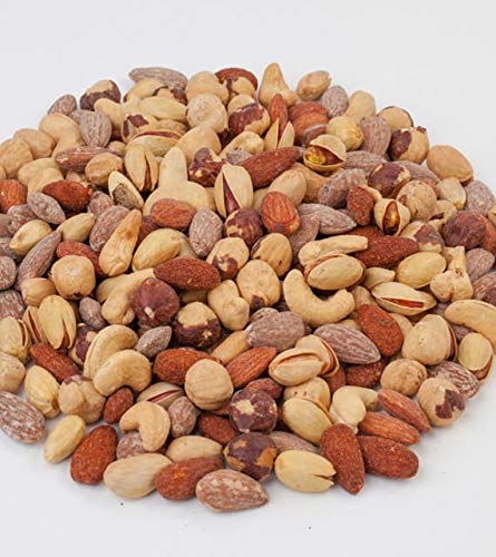 Deluxe Jumbo Roasted &amp Salted Mixed Nuts Healthy Snacks 2 Pound
