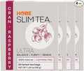 Hobe Labs Cran-Raspberry Tea - Natural Herbal Infusion for Body Balance and Refreshment - Caffeine-Free (96 Tea Bags)