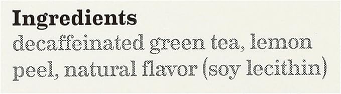 Bigelow Green Tea with Lemon Decaf 0.91 OZ(Pack of 6)