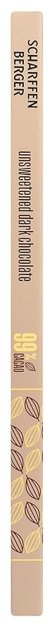 Scharffen Berger Unsweetened Dark Chocolate Baking Portions 99% Cacao Kosher Gluten Free &amp Non-GMO 4 Ounce (Pack of 12)