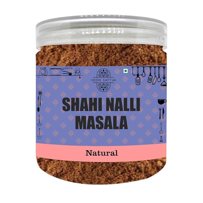 Vedik Sattva Natural Shahi Nalli Masala 8.82 OZ / 250 GM | Pack Of 1 Box