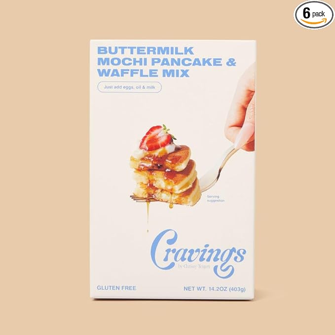 Generic Cravings By Chrissy Teige! Mix Pancake Waffle Mochi Buttermilk 14.2 Oz Pack Of 6
