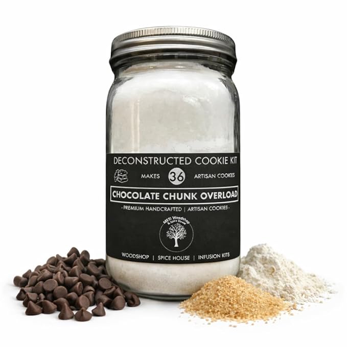 Chocolate Chunk Overload Deconstructed Cookie Mix | Baking Mix Makes 36 Artisan Cookies | A Sweet Chocolatey Indulgence In Every Bite