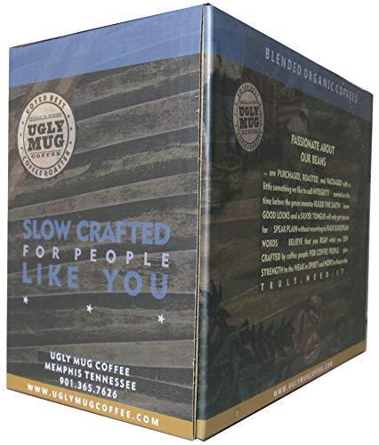 Ugly Mug Coffee Signature Organic Flavored Single Serve Bio-degradable UGLY CUPS (Keurig Compatible) | Sea Salt Caramel Flavored (96 Pack)
