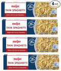 Enriched Spaghetti Product Thin Spaghetti Pasta Made With Durum Semolina (4 Boxes 16 oz. each)