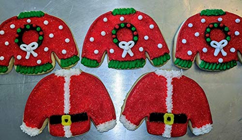 Crafty Cookie Kits - Cookie Mix With Cookie Cutters - In The Mix Ugly Sweater Cookie Kit 11.5 Ounce And Gingerbread Cookie Kit Ninja 9.5 Ounce (1 Ugly Sweater and 1 Ninjabread)
