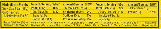 Clif Lemon Zest Luna Bar ( 15x1.69 OZ)