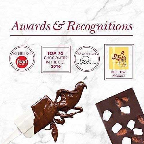 Chuao Chocolatier Gourmet Assorted Milk and Dark Chocolate Bar Gift Box | For Gift Baskets Christmas Valentines Birthday Care Package | 10 Ct