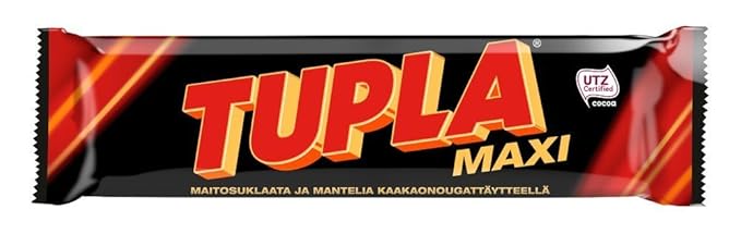 42 Bars x 50g of Leaf Tupla Maxi - Original - Finnish - Milk Chocolate
