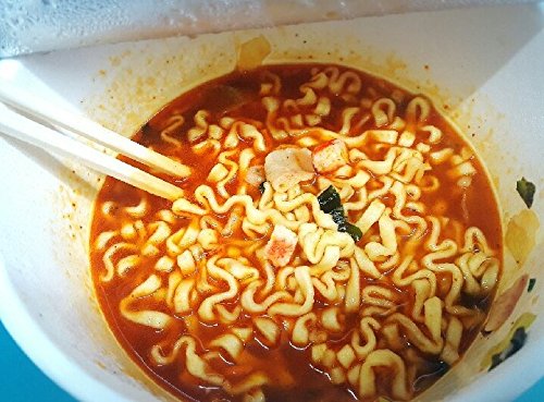 Ottogi Jin jjambbong ramen Noodles 75g (x 6 Cups)