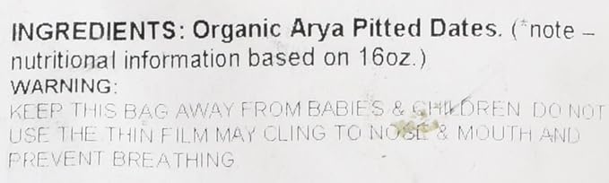 Gerbs Dried Araya Dates 2 lbs. | Unsulfured Pitted Resealable Bag | Naturally Sweet &amp Fiber-Rich | Top 14 Allergen-Free