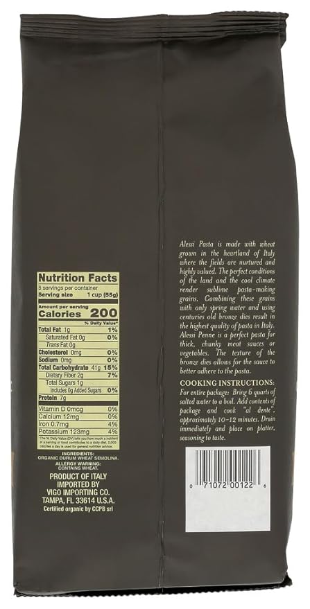 Vigo PastaOg2Penne 16 Oz (Pack Of 12)12