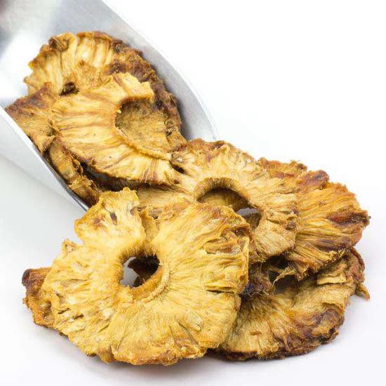 Organic Pineapple Slices Natural Dried Fruit No Sugar Added Non-GMO Vegan Bulk 8 oz / 2 lb / 10 lb Bag (10 LB)