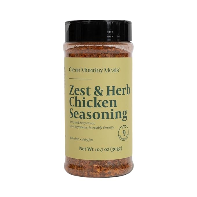 Clean Monday Meals BBQ Bundle | All‑Natural Allergen‑Friendly Seasonings | Billionaire BBQ Everyday Beef &amp Zest &amp Herb Chicken Rubs – Perfect for Ribs Burgers Chicken Brisket Veggies &am