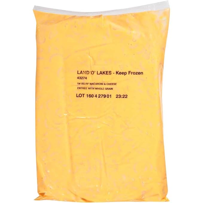 Land O Lakes Whole Grain Macaroni and Cheese Entree 5 Pound Pouch -- 6 per case.