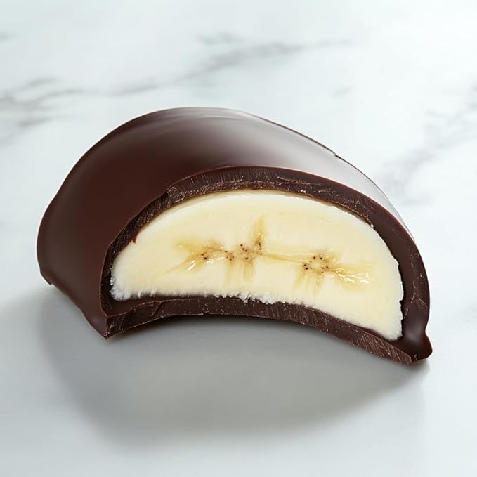 Kraš Bananko 120g - Irresistibly Delicious Mini Chocolate Covered Foam Bananas - Treat Yourself to Every Bite of Sweet Bliss! Pack of 5