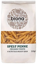 Biona Organic Spelt White Penne 500g-2 Pack