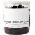 Gourmet Seedless Saudi Mabroom Dates (Khajoor/Khajur) 250g | All Natural | No Preservatives | No Added Sugar | Gluten Free | Vegan | Non GMO | Dates Dry Fruits
