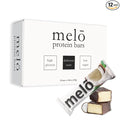 melō protein bars (12 count Coconut)- high protein low sugar fluffy marshmallow-like center gluten free snack with no artificial sweeteners