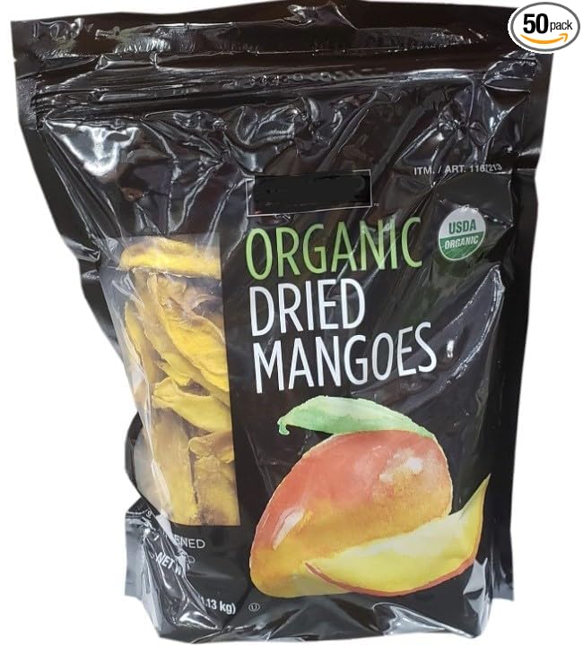 Generic Kirkland Signature Organic Dried Mangoes 2.5 Pounds