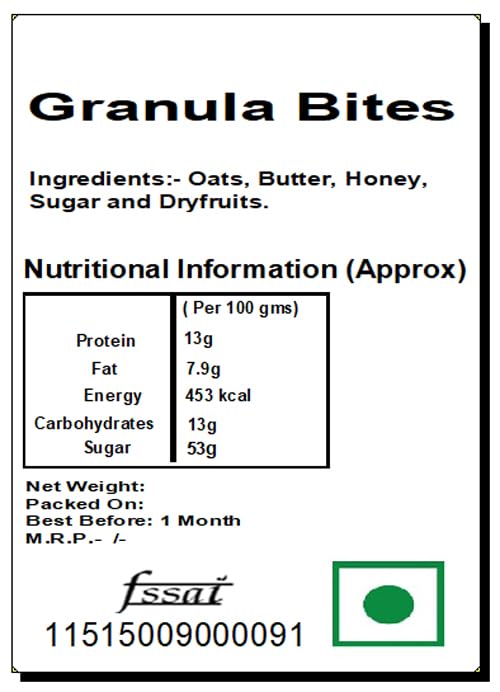 Ghasitaram Gifts Indian Sweets - Diwali Gifts Granola Bites 24 pcs Box