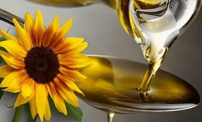 Schedryi Dar Sunflower Oil Refined Deodorized Winterized Cooking Oil for Frying Baking Salad Dressing 5 L (1.32 Gallon)