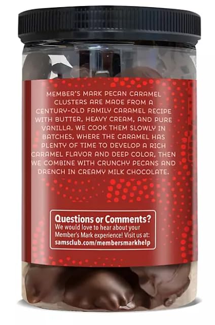 Member Mark Milk Chocolate Pecan Caramel Clusters 30.2 oz.